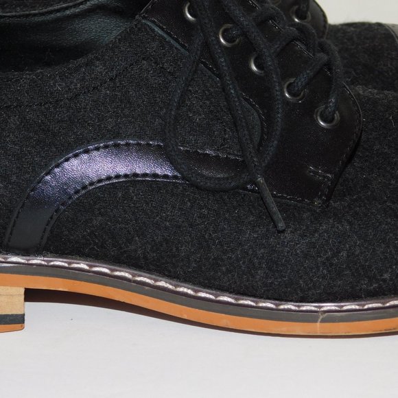 BAR III Men\'s Frankie Perforated Oxford Shoes Size 9M In Black